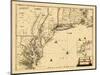 1690, New England, Connecticut, Maine, Massachusetts, New Hampshire, New Jersey, New York-null-Mounted Giclee Print