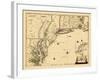 1690, New England, Connecticut, Maine, Massachusetts, New Hampshire, New Jersey, New York-null-Framed Giclee Print