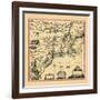 1694, Connecticut, Maine, Maryland, Massachusetts, New Hampshire, New Jersey, New York-null-Framed Giclee Print