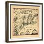 1694, Connecticut, Maine, Maryland, Massachusetts, New Hampshire, New Jersey, New York-null-Framed Giclee Print