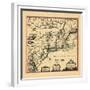 1694, Connecticut, Maine, Maryland, Massachusetts, New Hampshire, New Jersey, New York-null-Framed Giclee Print