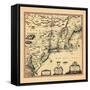 1694, Connecticut, Maine, Maryland, Massachusetts, New Hampshire, New Jersey, New York-null-Framed Stretched Canvas