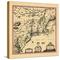 1694, Connecticut, Maine, Maryland, Massachusetts, New Hampshire, New Jersey, New York-null-Stretched Canvas