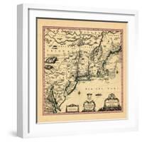 1694, Connecticut, Maine, Maryland, Massachusetts, New Hampshire, New Jersey, New York-null-Framed Giclee Print