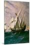 16th Century Caravel. Watercolour (48 x 67). Madrid, naval museum. Author: RAFAEL MONLEON-RAFAEL MONLEON-Mounted Poster