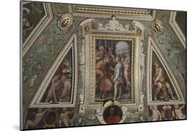 16th Century Fresco, Room of Cosimo Il Vecchio, Palazzo Vecchio, Florence, Italy, 16th Century-null-Mounted Giclee Print