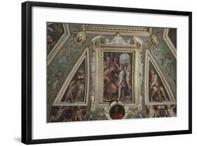 16th Century Fresco, Room of Cosimo Il Vecchio, Palazzo Vecchio, Florence, Italy, 16th Century-null-Framed Giclee Print