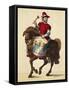 16th Century German Drummer Wearing Colors of Bavaria, 1842-null-Framed Stretched Canvas