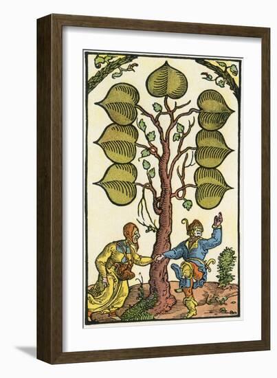 16th Century German Playing Card, Illustrierte Sittengeschichte Vom Mittelalter Bis Zur Gegenwart-Eduard Fuchs-Framed Giclee Print