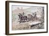 16th Century Horse Drawn Open Carriage, 1886-Armand Jean Heins-Framed Giclee Print