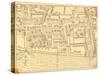 16Th Century Map of London-null-Stretched Canvas