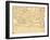 16Th Century Map of London-null-Framed Giclee Print