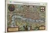 16th-Century Map of London-null-Stretched Canvas