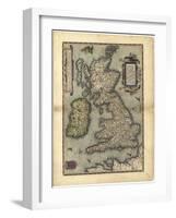 16th Century Map of the British Isles-Library of Congress-Framed Photographic Print