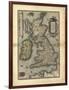 16th Century Map of the British Isles-Library of Congress-Framed Photographic Print