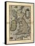 16th Century Map of the British Isles-Library of Congress-Framed Stretched Canvas