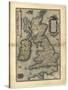 16th Century Map of the British Isles-Library of Congress-Stretched Canvas