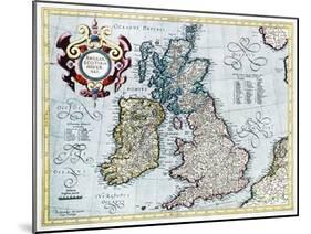 16th Century Map of the British Isles-Georgette Douwma-Mounted Premium Photographic Print