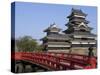 16th Century Matsumoto Castle, Mostly Original Construction and National Treasure of Japan, Nagano-null-Stretched Canvas