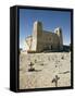 16th Century Mission San Estevan Del Rey, Acoma Pueblo, New Mexico, USA-Walter Rawlings-Framed Stretched Canvas