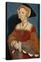 16th century oil painting of Jane Seymour, Queen of England.-Vernon Lewis Gallery-Stretched Canvas