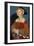 16th century oil painting of Jane Seymour, Queen of England.-Vernon Lewis Gallery-Framed Art Print