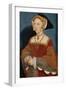 16th century oil painting of Jane Seymour, Queen of England.-Vernon Lewis Gallery-Framed Art Print
