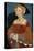 16th century oil painting of Jane Seymour, Queen of England.-Vernon Lewis Gallery-Stretched Canvas