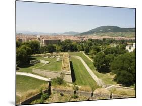 16th Century Old City Walls, Pamplona, Navarra, Euskadi, Spain-Christian Kober-Mounted Photographic Print