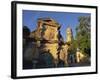 16th Century Ornamental Fountain in the Plaza Santa Maria at Sunrise, Baeza, Jaen, Andalucia, Spain-Tomlinson Ruth-Framed Photographic Print