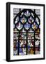 16th-century stained glass windows set in the north wall of Saint Joan of Arc's church, Rouen-Godong-Framed Photographic Print