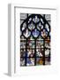 16th-century stained glass windows set in the north wall of Saint Joan of Arc's church, Rouen-Godong-Framed Photographic Print