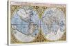 16th Century World Map-Georgette Douwma-Stretched Canvas