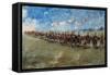 16th Lancers Advancing at Gallop, 1898-Edward Matthew Hale-Framed Stretched Canvas