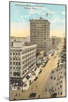 16th Street, Omaha, Nebraska-null-Mounted Art Print