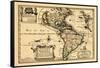 1700, North America, South America-null-Framed Stretched Canvas