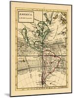 1701, North America, South America-null-Mounted Giclee Print