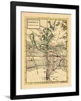 1701, North America, South America-null-Framed Giclee Print