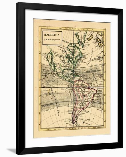 1701, North America, South America-null-Framed Giclee Print