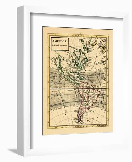 1701, North America, South America-null-Framed Giclee Print