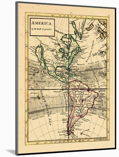 1701, North America, South America-null-Mounted Giclee Print