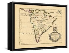 1701, South America-null-Framed Stretched Canvas