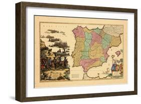 1703, Portugal, Spain-null-Framed Giclee Print