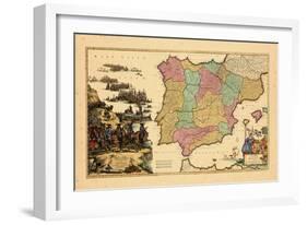 1703, Portugal, Spain-null-Framed Giclee Print