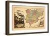 1703, Portugal, Spain-null-Framed Premium Giclee Print