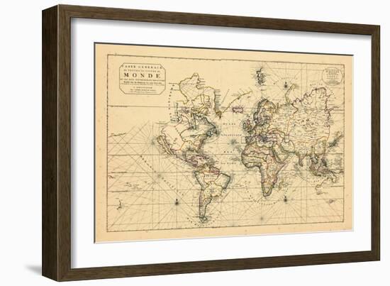 1703, World-null-Framed Giclee Print