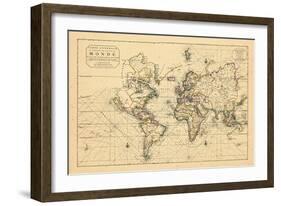 1703, World-null-Framed Giclee Print