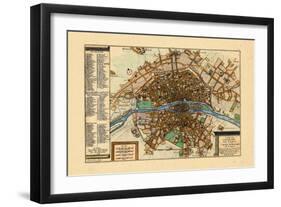 1705, Paris, France-null-Framed Giclee Print