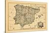 1710, A correct map of Spain and Portugal according to the newest observations-null-Stretched Canvas