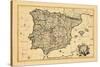 1710, A correct map of Spain and Portugal according to the newest observations-null-Stretched Canvas